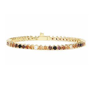 Not Your Basic Tennis Bracelet by Melinda Maria Chocolate Limited Edition